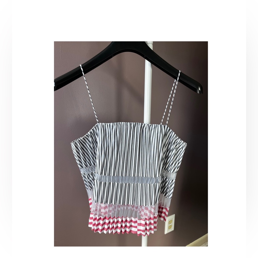 ❌sold❌New Club Monaco Sunburst Striped Tank Size S NWT Summer Chemise Top